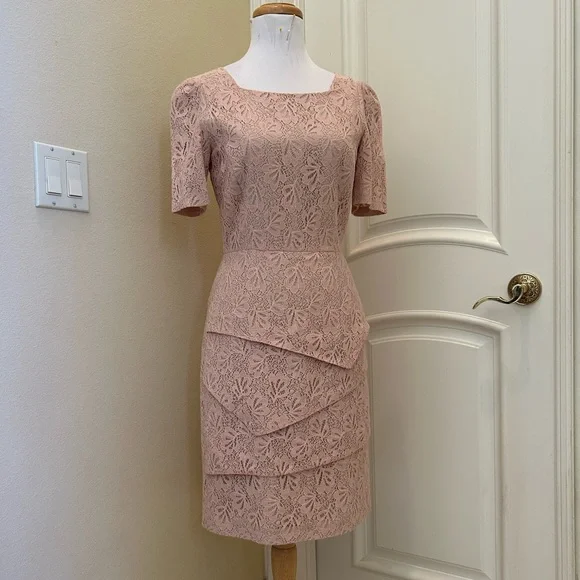 Antonio Melani Dresses | Nwot Antonio Melani Pale Pink Layered Lace Dress | Color: Pink | Size: 2 | Dedefede's Closet Antonio Melani Dresses | Nwot Antonio Melani Pale Pink Layered Lace Dress | Color: Pink | Size: 2 | Dedefede's Closet